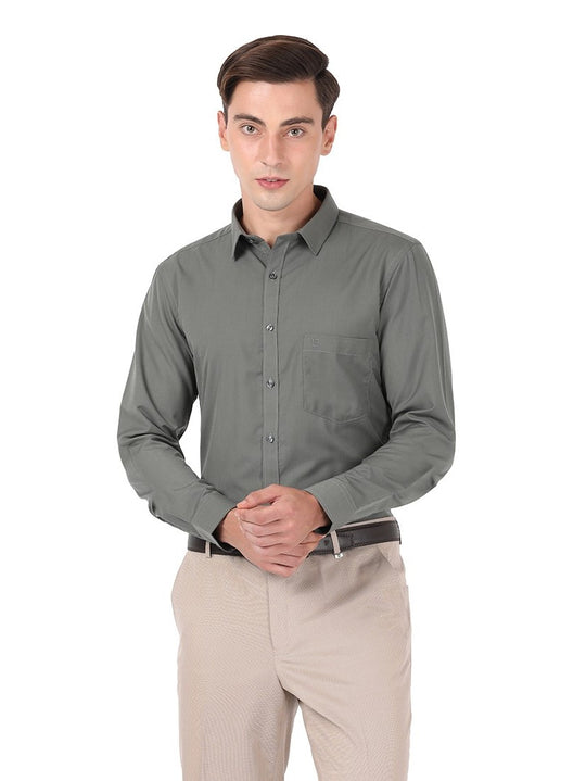 Buy Otto D Grey Plain Formal Shirt Relax Fit Bipasa_12 Size 36 Online at  Best Prices in India - JioMart.